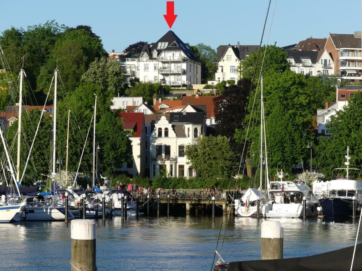 Stadtvilla Mit Hafenpanorama Flensburg Ngoại thất bức ảnh